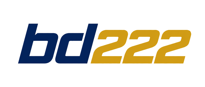 bd222 logo in black and gold for the Bangladesh home page